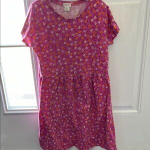 Crewcuts Pink Casual Sundress Short Sleeve Crew Neck
